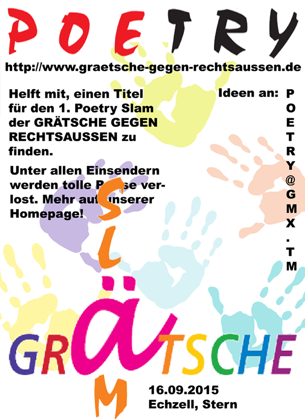 Ideenwettbewerb – Grätsche Poetry Släm