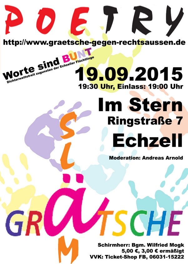 Grätsche Poetry Släm in Echzell